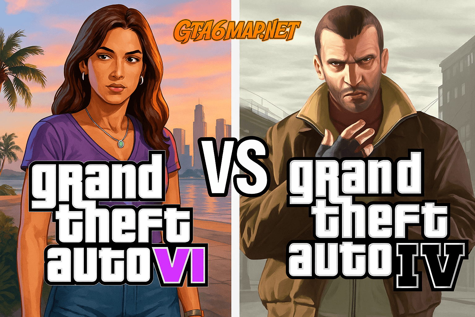 GTA 6 Map vs GTA 4 Map: How Do They Compare?